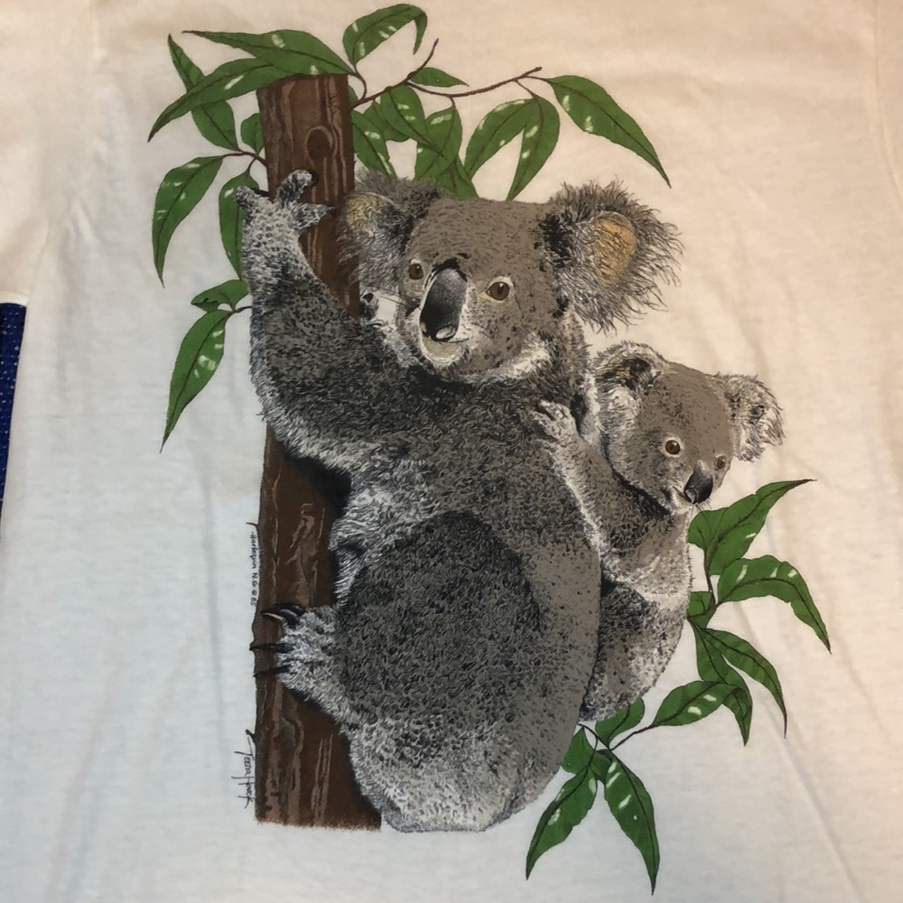 Vintage 80s Koala Bear Tee Shirt